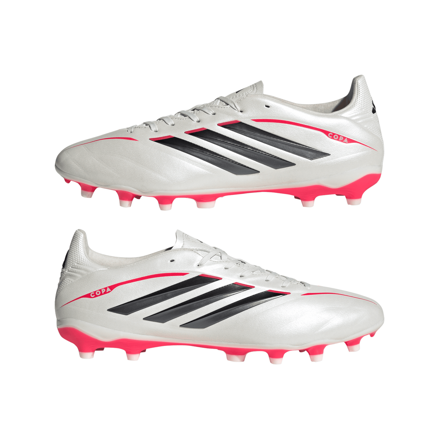 adidas COPA PURE IV LEAGUE Firm/Multi-Ground Soccer Cleats | Zero Metalic / Core Black / Lucid Red| Men's