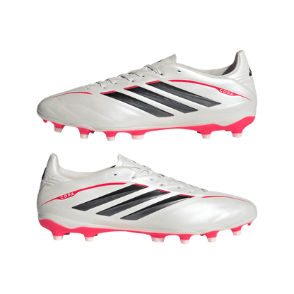 adidas COPA PURE IV LEAGUE Firm/Multi-Ground Soccer Cleats | Zero Metalic / Core Black / Lucid Red| Men's