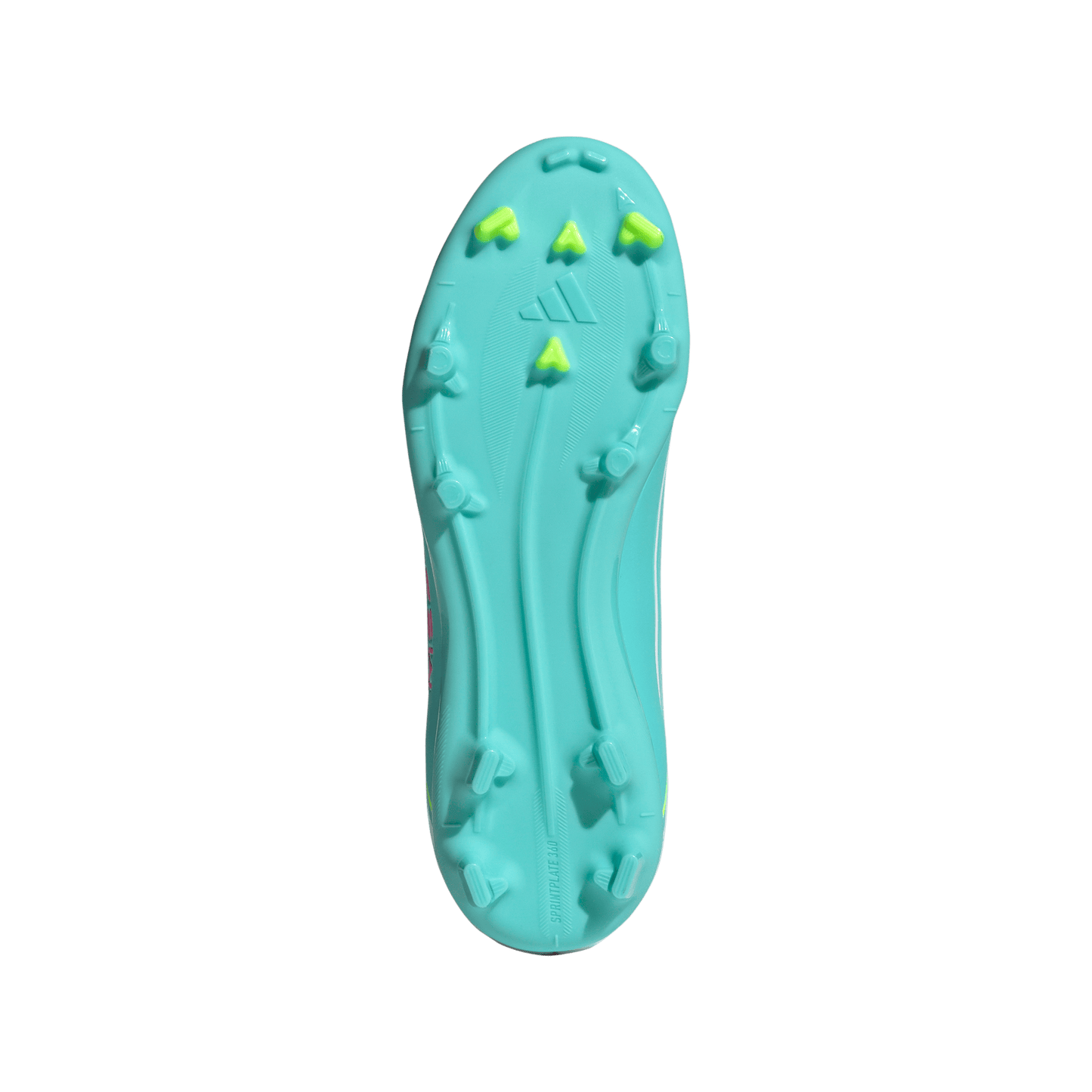 adidas F50 Messi League Firm/Multi-Ground Cleats | Cloud White / Lucid Pink / Flash Aqua | Kid's