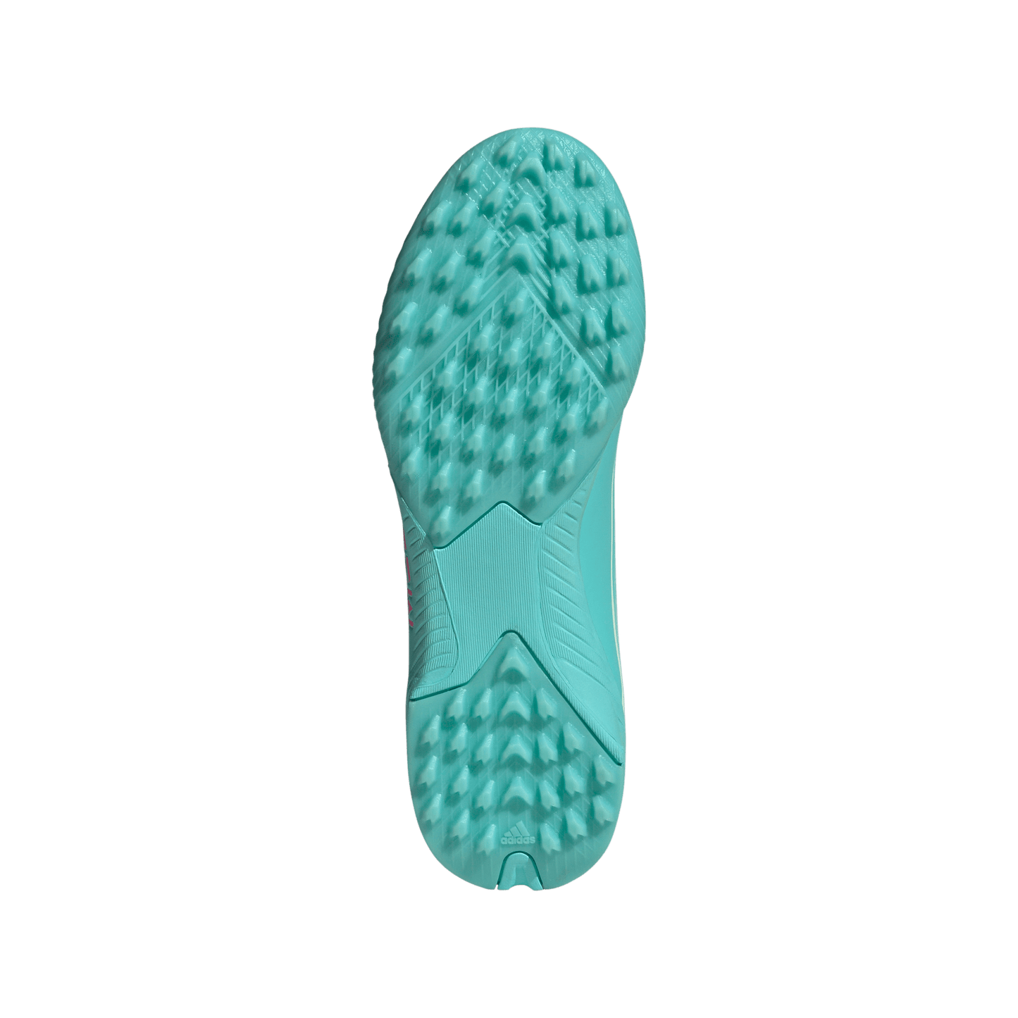 adidas F50 MESSI LEAGUE Turf Football Shoes | Cloud White / Lucid Pink / Flash Aqua | Kid's