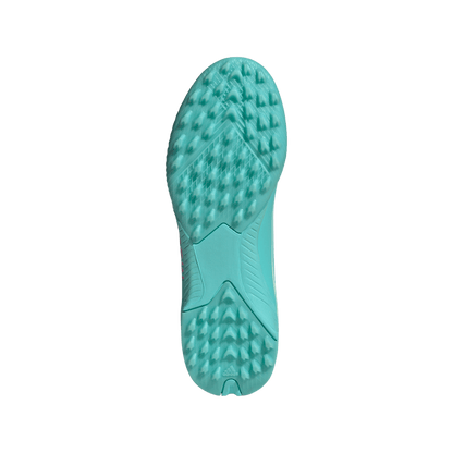 adidas F50 MESSI LEAGUE Turf Football Shoes | Cloud White / Lucid Pink / Flash Aqua | Kid's
