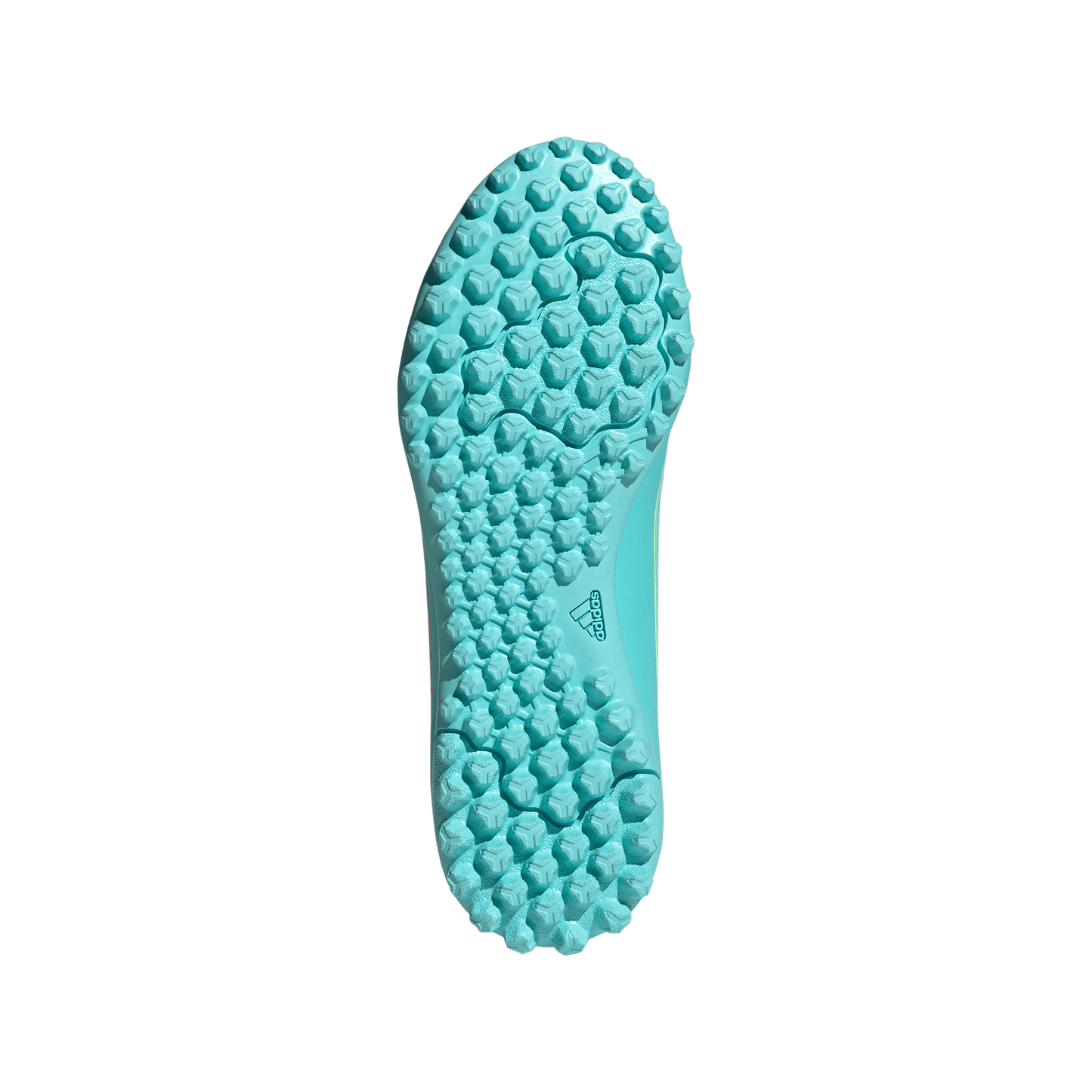 adidas F50 MESSI CLUB Turf Football Shoes | Cloud White / Lucid Pink / Flash Aqua | Kid's