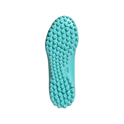 adidas F50 MESSI CLUB Turf Football Shoes | Cloud White / Lucid Pink / Flash Aqua | Kid's