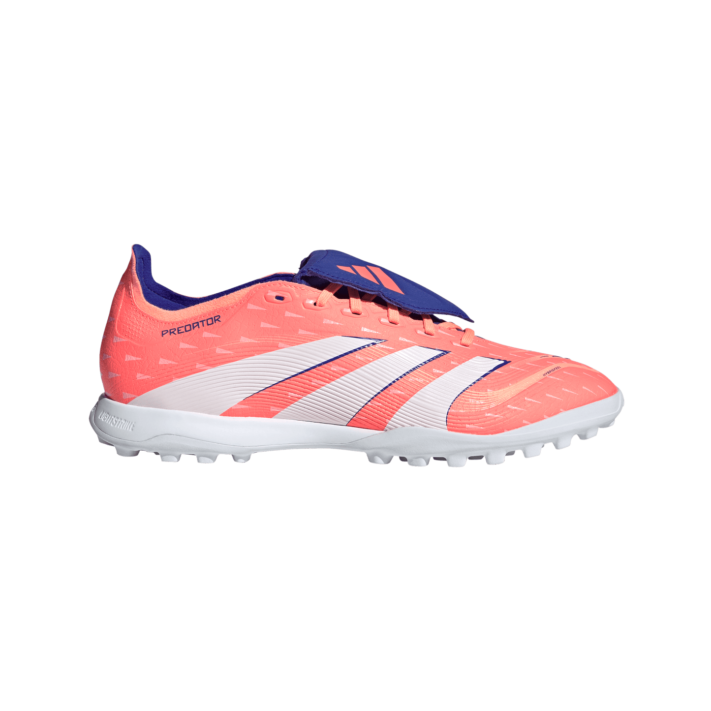 adidas Predator League Fold-over Tongue Turf Boots | Signal Coral / Cloud White / Beam Orange | Men's