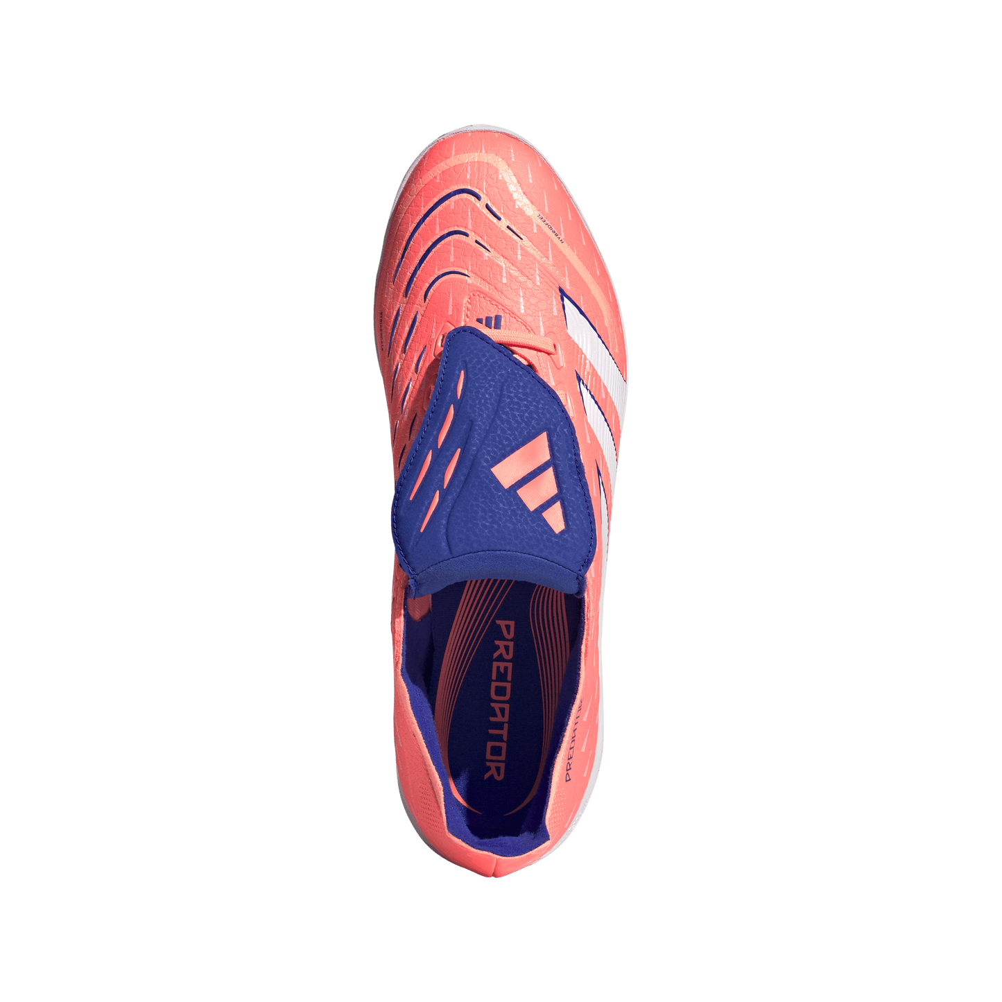 adidas Predator League Fold-over Tongue Turf Boots | Signal Coral / Cloud White / Beam Orange | Men's