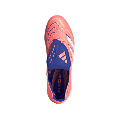 adidas Predator League Fold-over Tongue Turf Boots | Signal Coral / Cloud White / Beam Orange | Men's