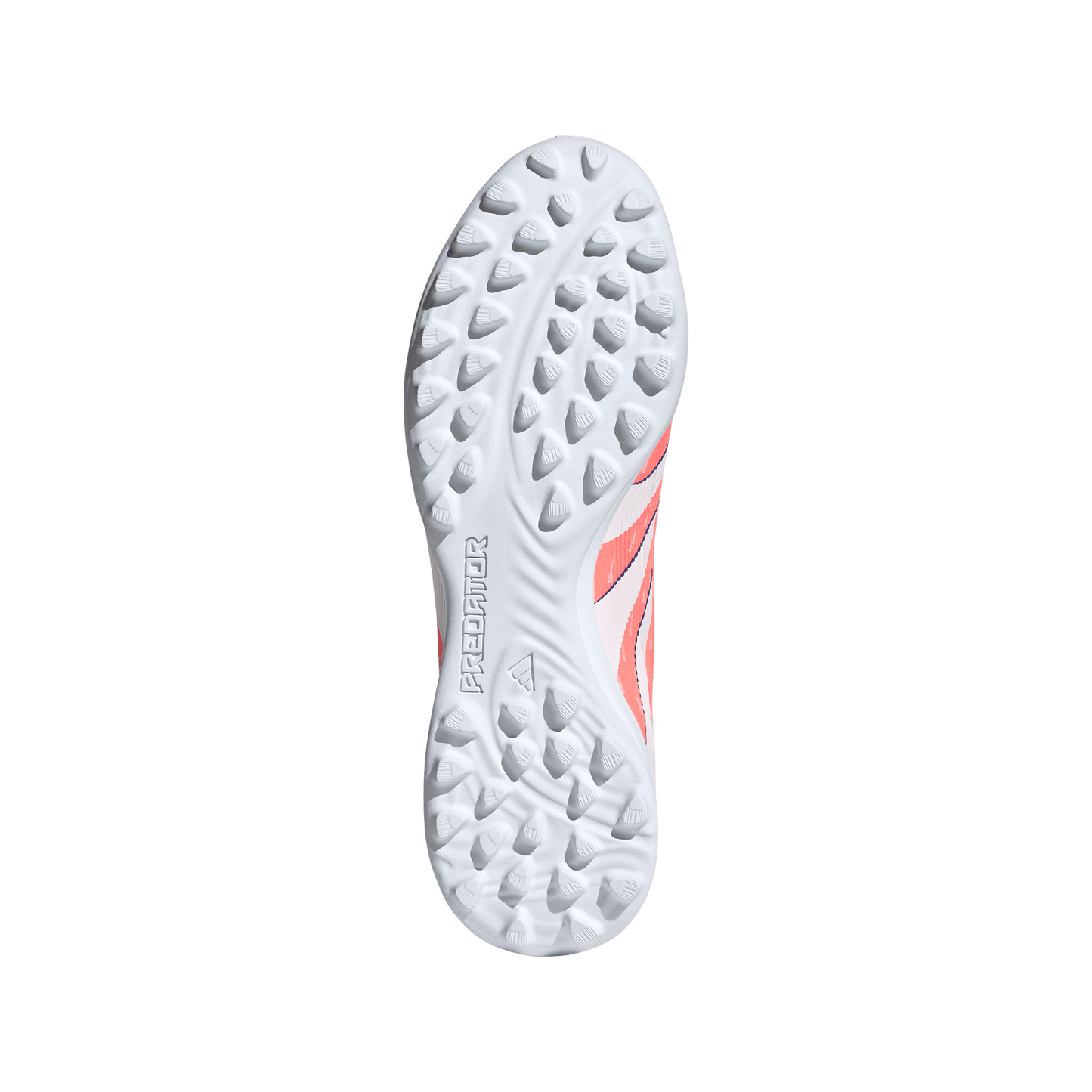 adidas Predator League Fold-over Tongue Turf Boots | Signal Coral / Cloud White / Beam Orange | Men's