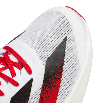 adidas Nebraska Cornhuskers Adizero Evo SL Running Shoes | Cloud White / Team Power Red / Core Black | Men's