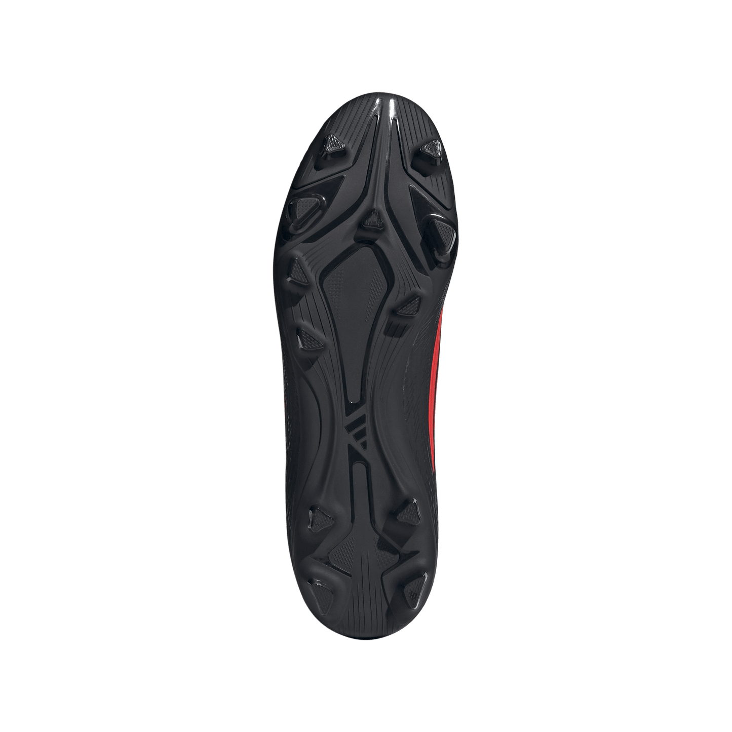 adidas F50 CLUB Mid Cut Firm Ground / Multi Ground Soccer Cleats | Core Black / Lucid Red | Men's