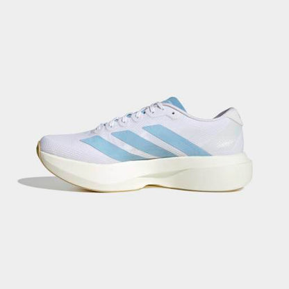 adidas Adizero Evo SL Running Shoes | White / Light Blue / Gold Metallic | Men's