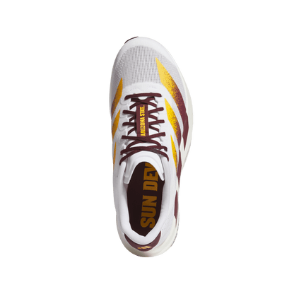 adidas Arizona ST Sun Devils Adizero Evo SL Running Shoes | Cloud White / Team Maroon / Team College Gold | Men's