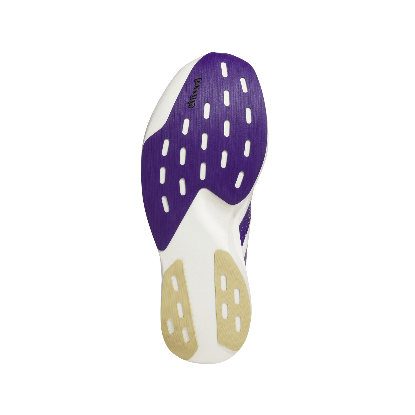 adidas University of Washington Adizero Evo SL Running Shoes | Cloud White / Team College Purple / Team Sand | Men's