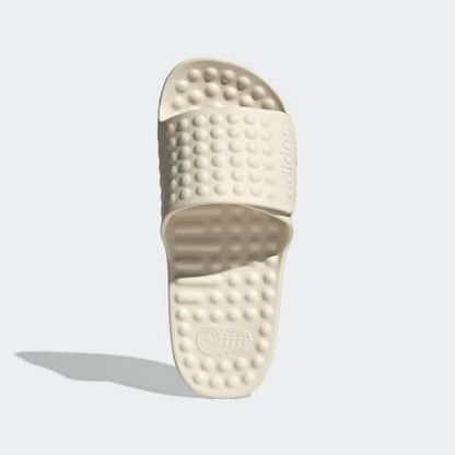 adidas ADISSAGE Adjustable Rubber Slides | White | Men's