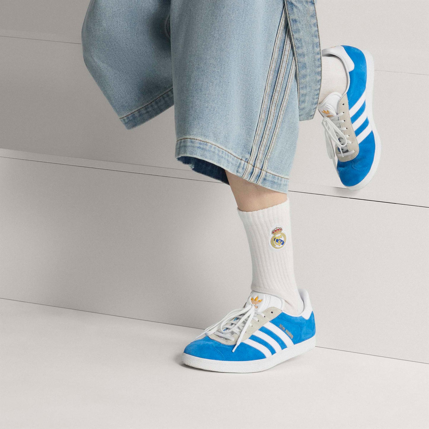adidas Originals Gazelle Real Madrid CF Shoes | Royal Blue / White / Gold | Men's