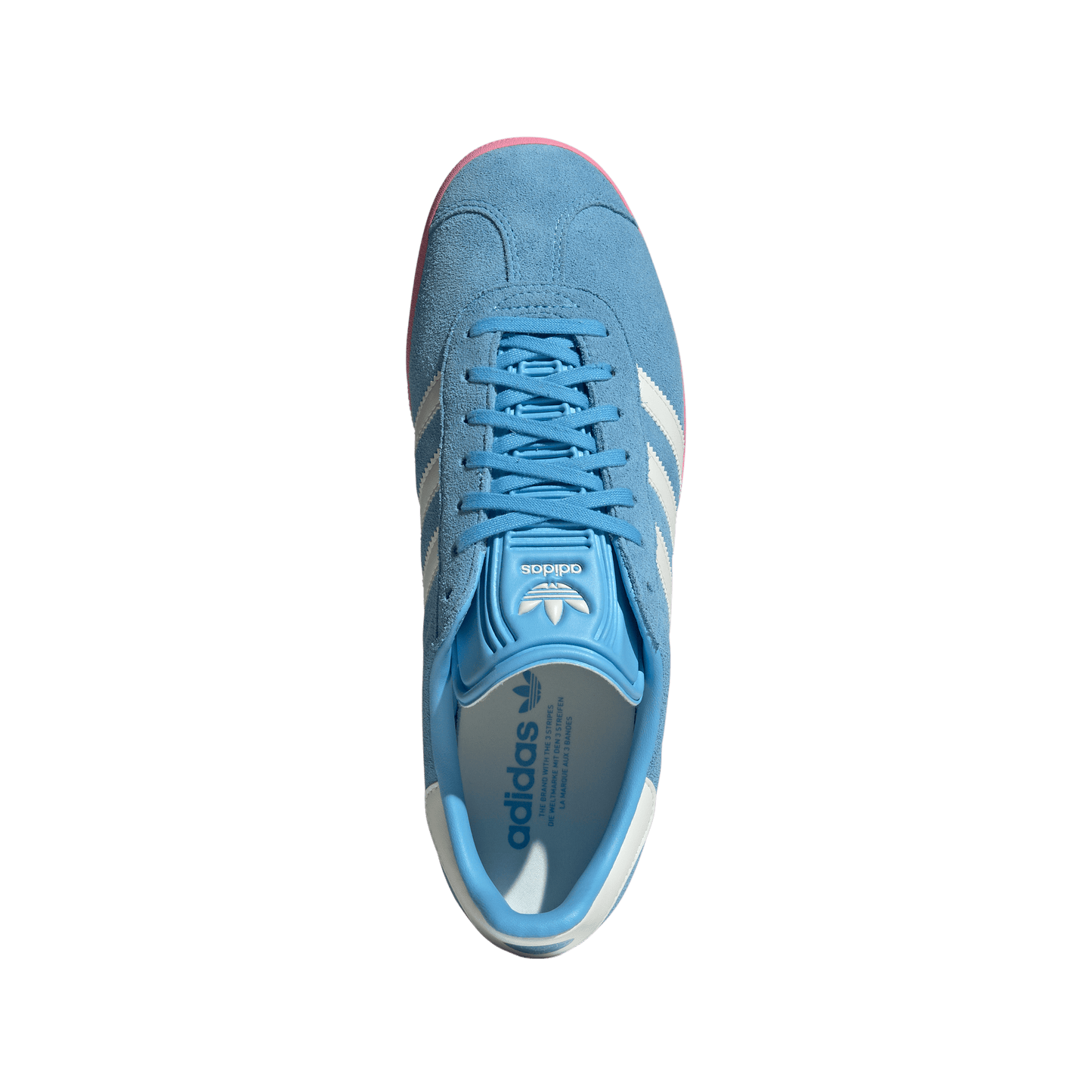 adidas Originals Gazelle Inter Miami CF Shoes | Semi Blue Burst / White Tint / Bliss Pink | Men's