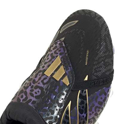 adidas Predator Elite Fold-Over Tongue Firm Ground Soccer Cleats Kaka | Core Black / Gold Metallic / Core Black | Men's