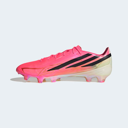adidas F50 Hyperfast Elite Firm/Multi-Ground Cleats | Solar Turbo / Core Black / Gold Metallic | Men's