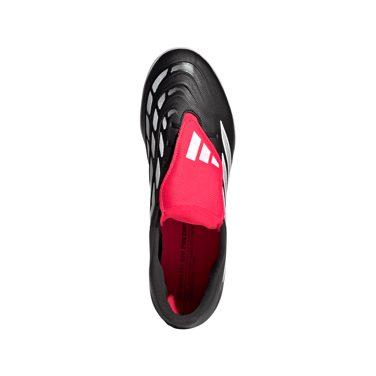adidas Predator CLUB Fold-over Tongue Turf Boots | Core Black / Cloud White / Lucid Red | Men's