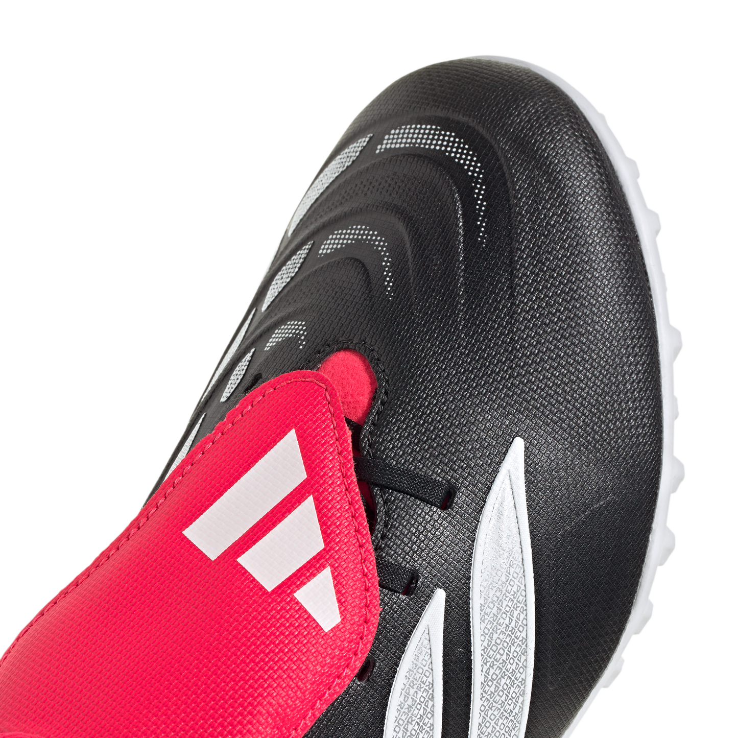 adidas Predator CLUB Fold-over Tongue Turf Boots | Core Black / Cloud White / Lucid Red | Men's