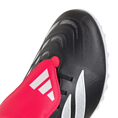adidas Predator CLUB Fold-over Tongue Turf Boots | Core Black / Cloud White / Lucid Red | Men's