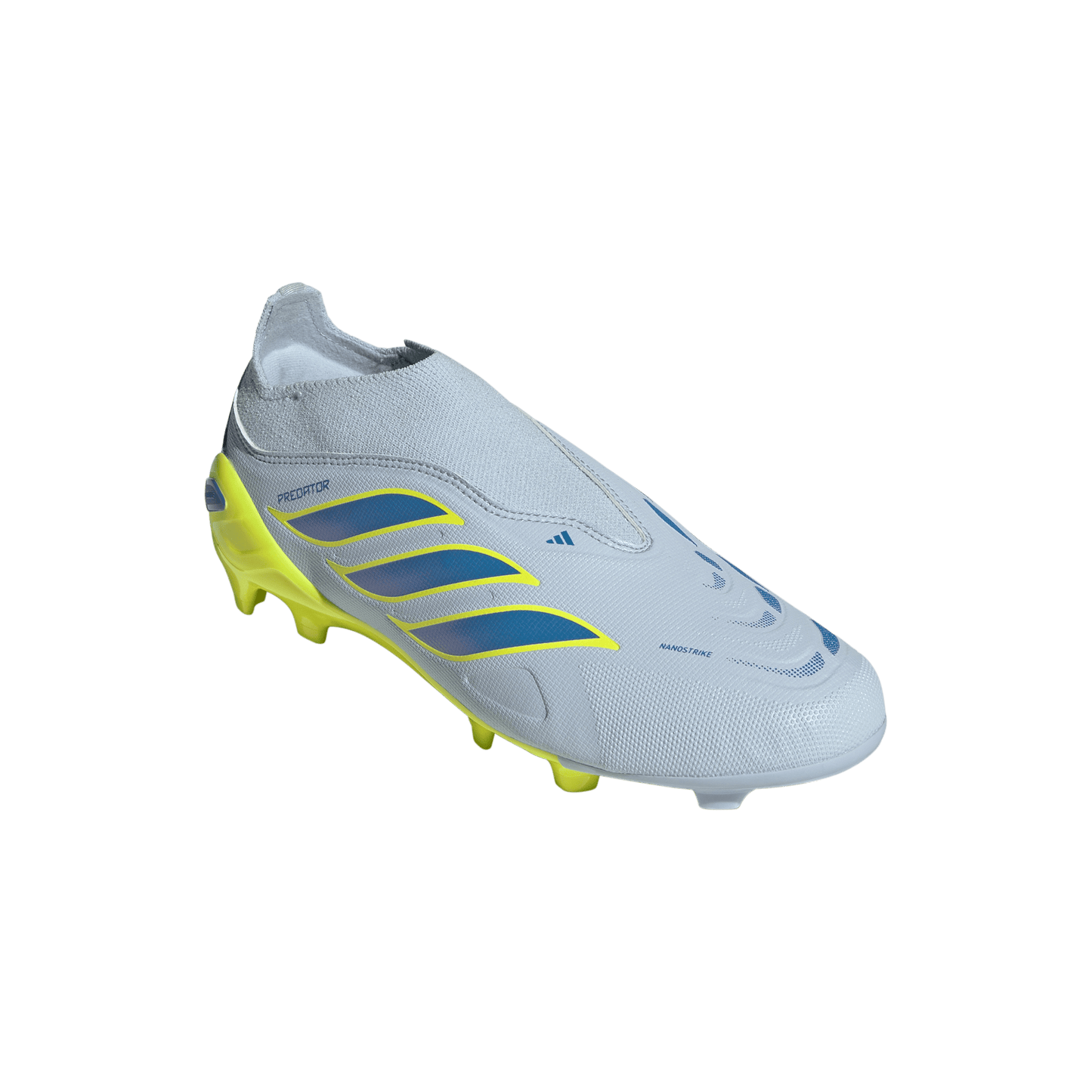 adidas Predator League Laceless FG Soccer Cleats | Crystal Sky / Ray Blue / Team Solar Yellow | Kid's
