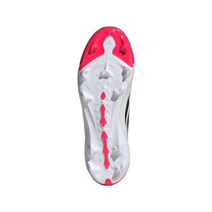 adidas PREDATOR LEAGUE Laceless Firm Ground Soccer Cleats | Lucid Red / Core Black / Cloud White | Kids