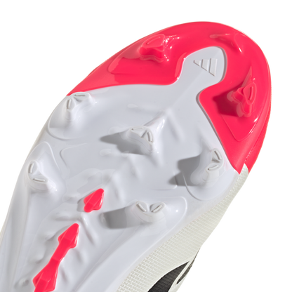 adidas PREDATOR LEAGUE Laceless Firm Ground Soccer Cleats | Lucid Red / Core Black / Cloud White | Kids