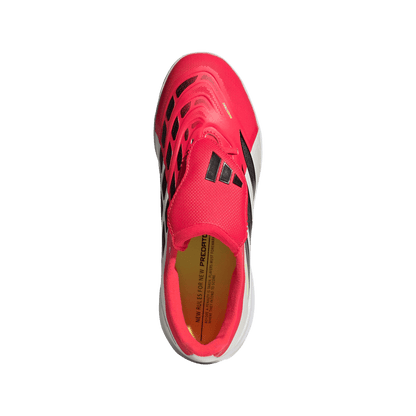 adidas PREDATOR LEAGUE Fold-Over Tongue Turf Soccer Shoes | Lucid Red / Core Black / Cloud White | Kid's