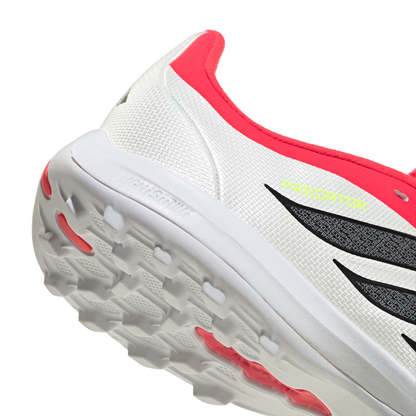 adidas PREDATOR LEAGUE Fold-Over Tongue Turf Soccer Shoes | Lucid Red / Core Black / Cloud White | Kid's