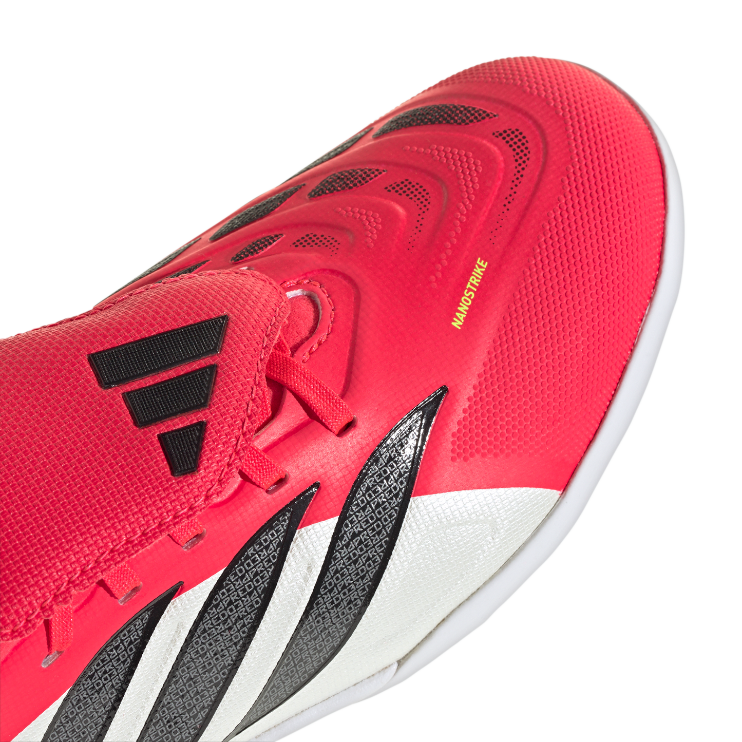 adidas PREDATOR LEAGUE Fold-Over Tongue Turf Soccer Shoes | Lucid Red / Core Black / Cloud White | Kid's