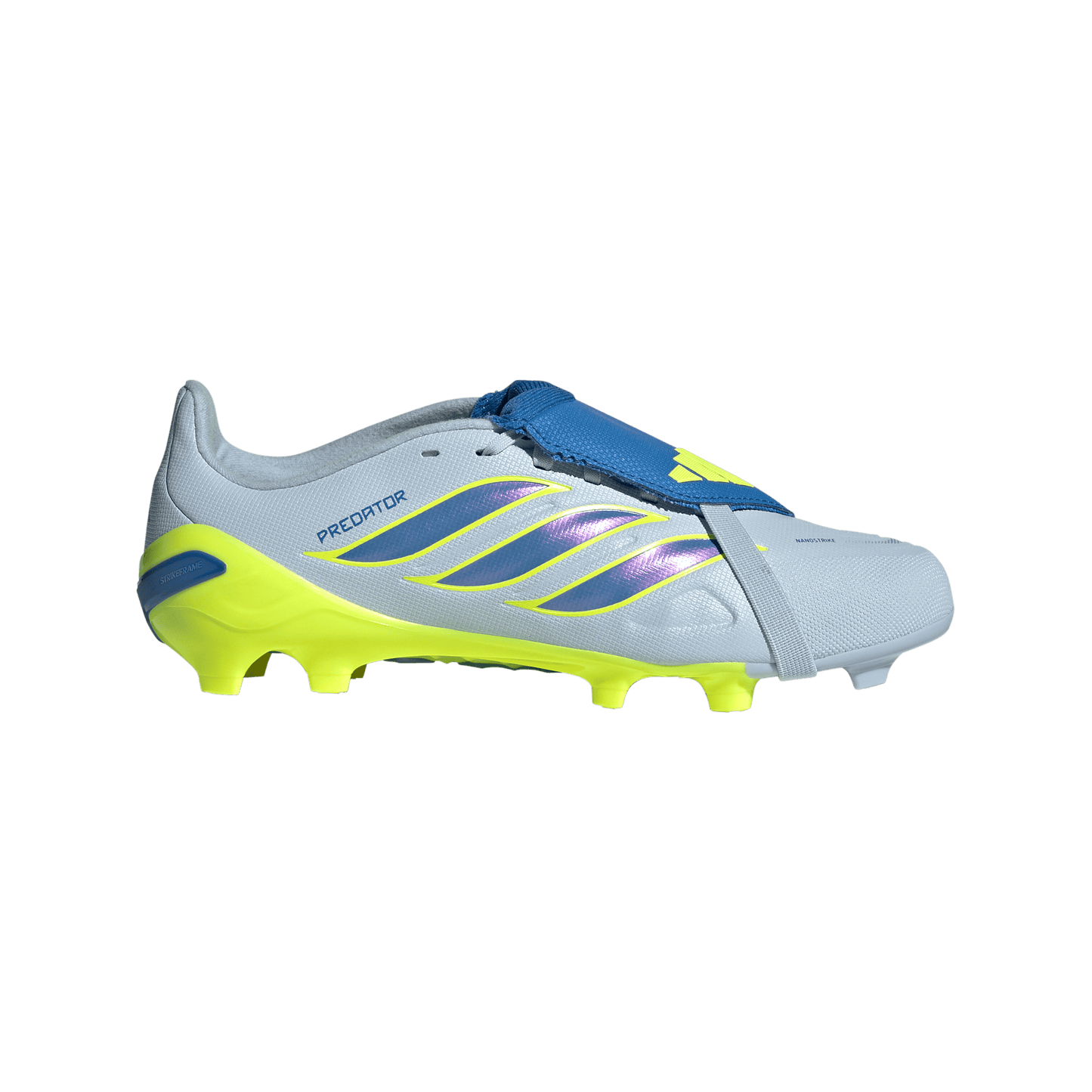adidas Predator League Fold-Over Tongue FG/MG Soccer Cleats | Crystal Sky / Ray Blue / Team Solar Yellow | Kid's