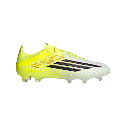adidas F50 PRO Firm Ground Soccer Cleats | Team Solar Yellow 2 / Core Black / Lucid Red | Men's