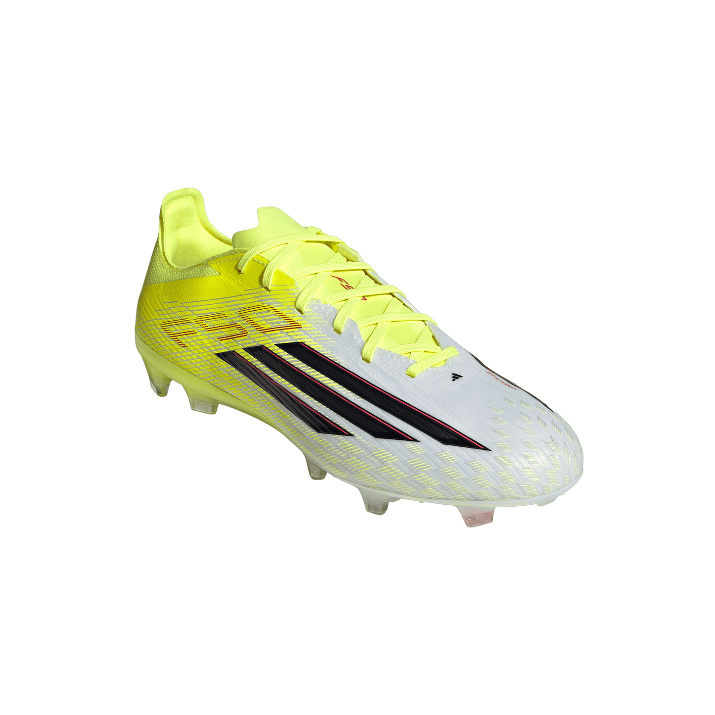 adidas F50 PRO Firm Ground Soccer Cleats | Team Solar Yellow 2 / Core Black / Lucid Red | Men's