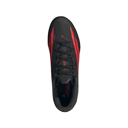 adidas F50 LEAGUE Turf Soccer Cleats | Core Black / Lucid Red | Men's