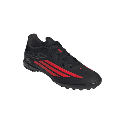 adidas F50 LEAGUE Turf Soccer Cleats | Core Black / Lucid Red | Men's