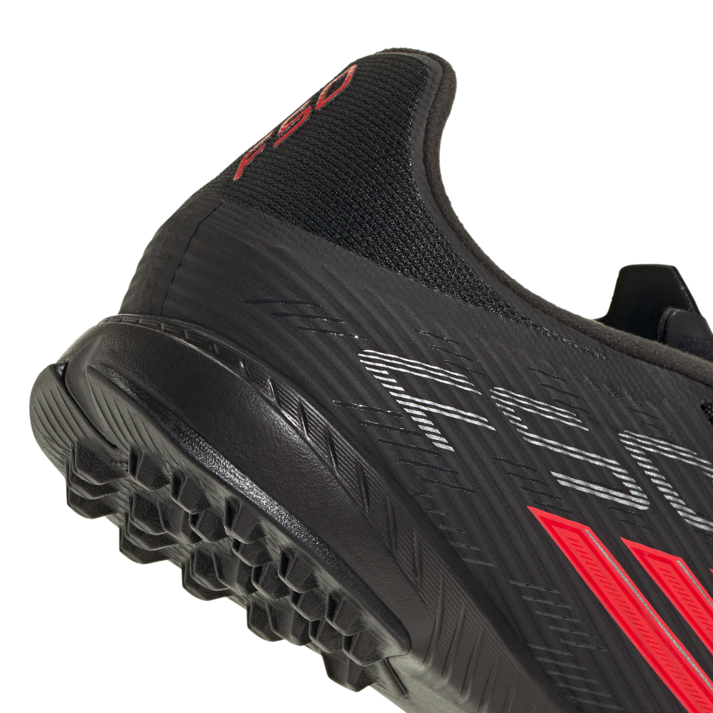 adidas F50 LEAGUE Turf Soccer Cleats | Core Black / Lucid Red | Men's