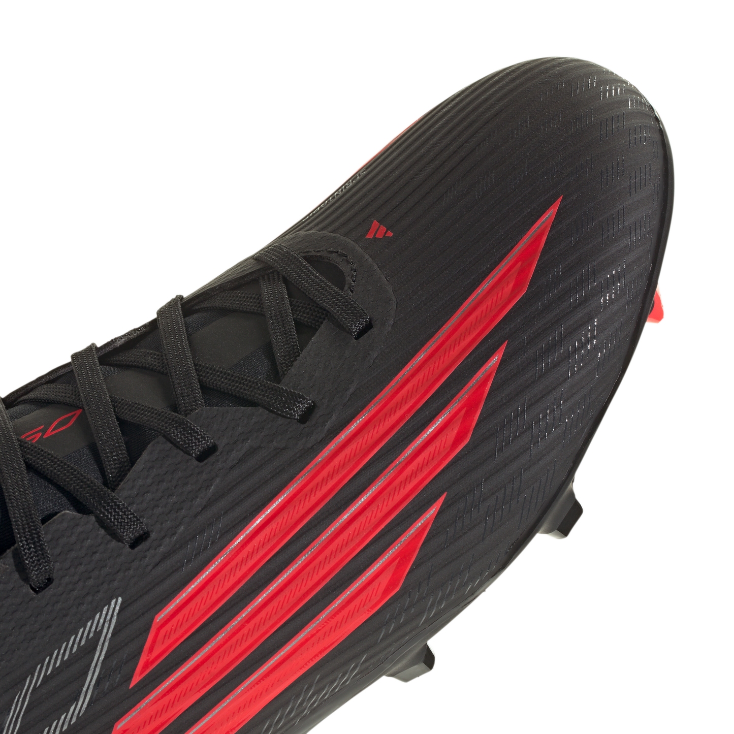 adidas F50 LEAGUE FG/MG Soccer Cleats | Core Black / Lucid Red / Core Black | Men's