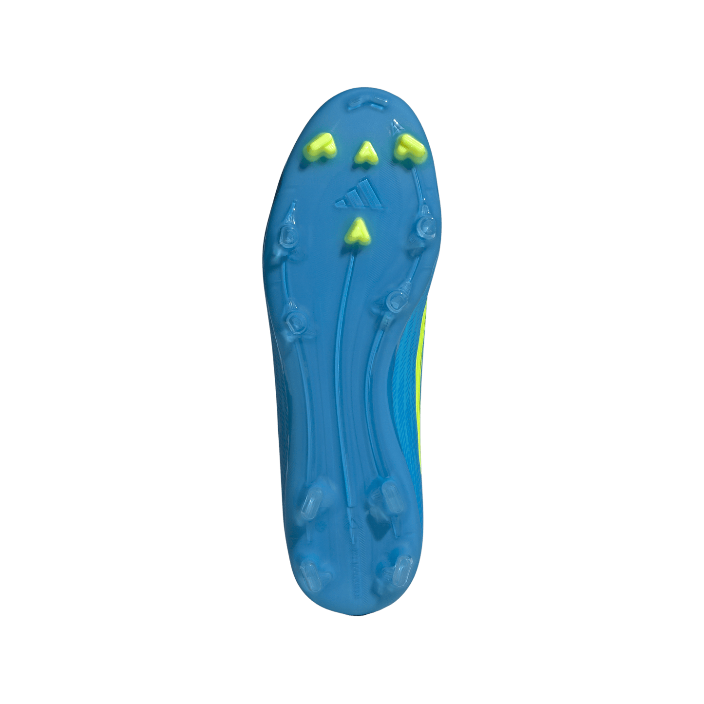 adidas F50 LEAGUE Firm Ground / Multi Ground Soccer Cleats | Lucid Ray Blue / Team Solar Yellow 2 / Lucid Aquamarine | Men's