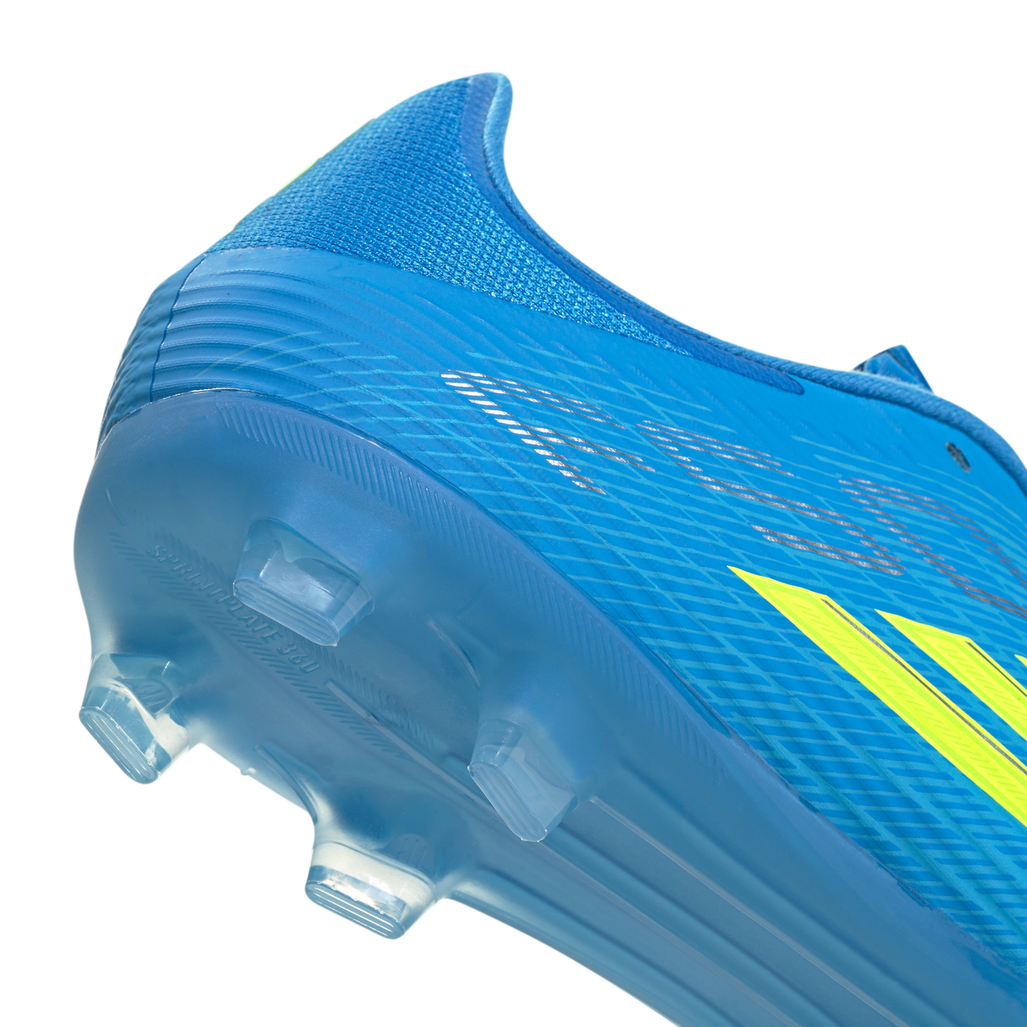 adidas F50 LEAGUE Firm Ground / Multi Ground Soccer Cleats | Lucid Ray Blue / Team Solar Yellow 2 / Lucid Aquamarine | Men's