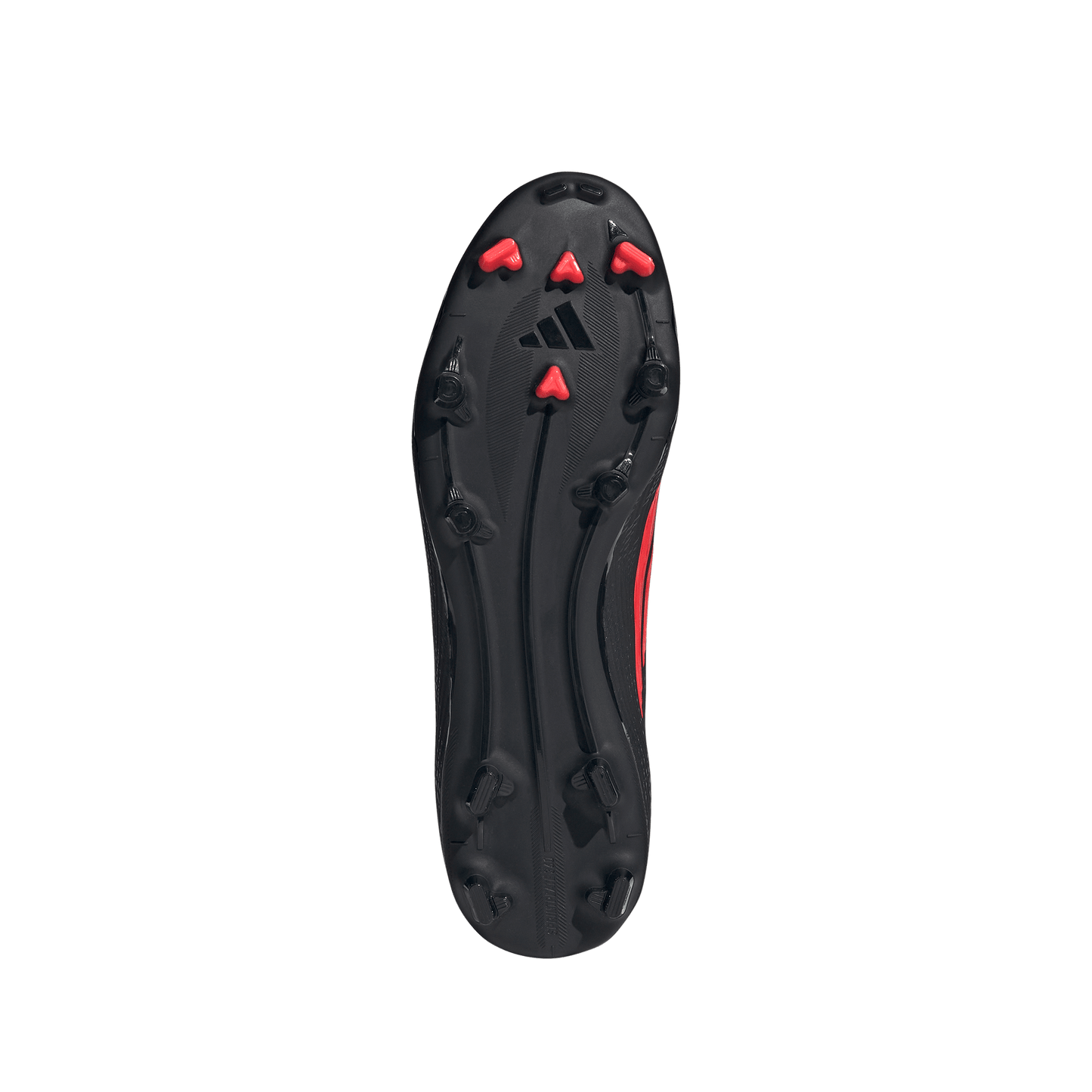 adidas F50 LEAGUE Mid Cut Firm Ground / Multi Ground Soccer Cleats | Core Black / Lucid Red | Men's