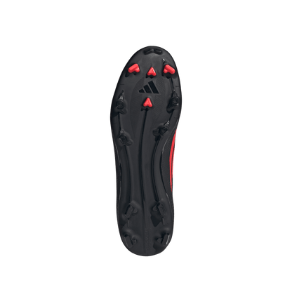 adidas F50 LEAGUE Mid Cut Firm Ground / Multi Ground Soccer Cleats | Core Black / Lucid Red | Men's