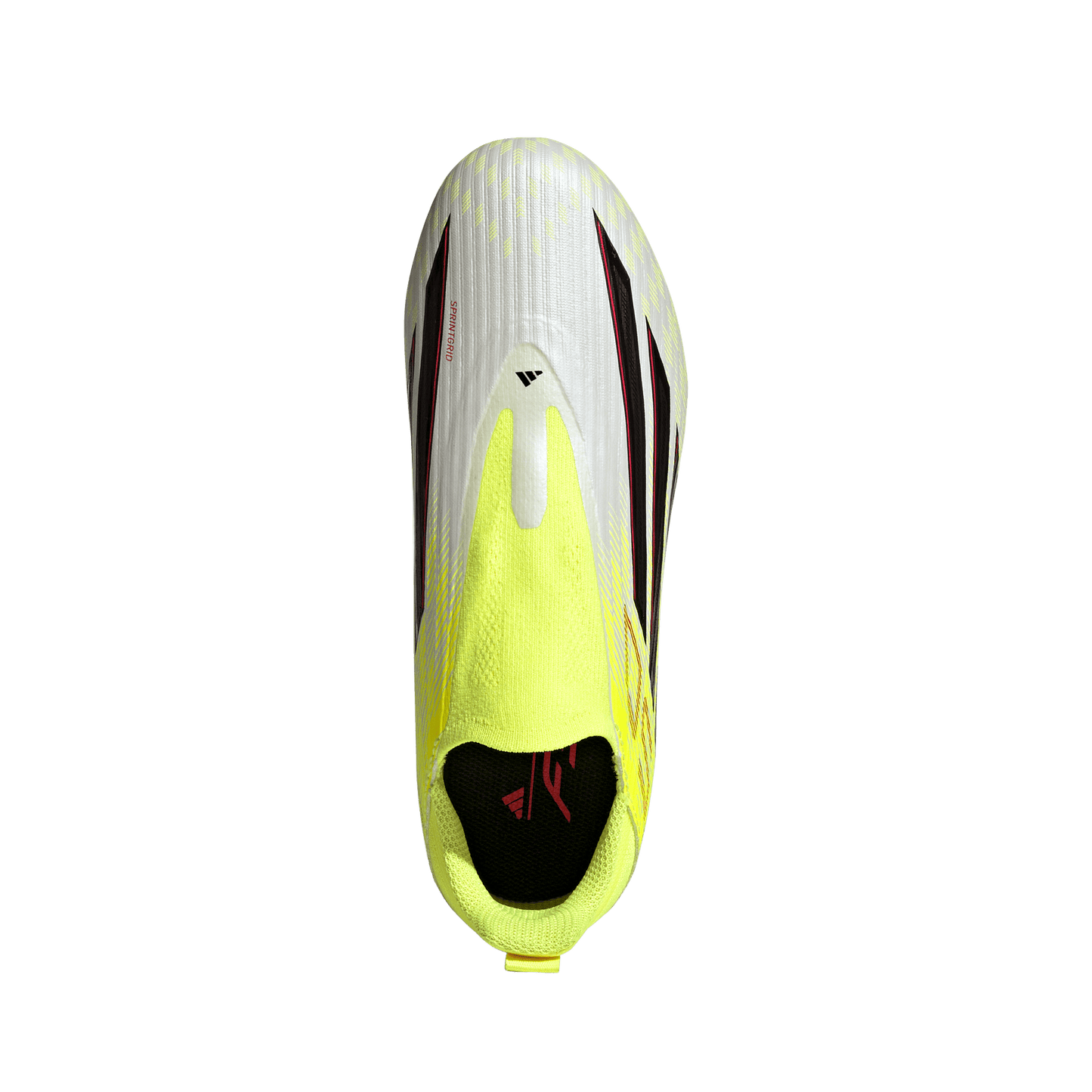 adidas F50 League Laceless Soccer Cleats | Team Solar Yellow 2 / Core Black / Lucid Rec | Kid's