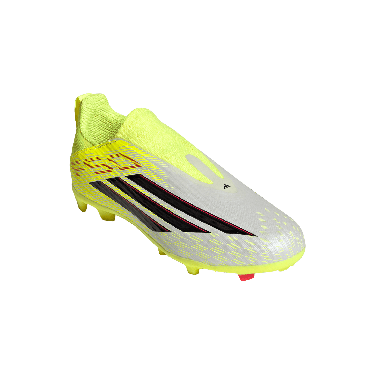 adidas F50 League Laceless Soccer Cleats | Team Solar Yellow 2 / Core Black / Lucid Rec | Kid's