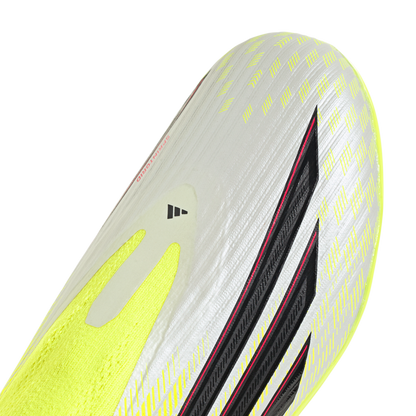 adidas F50 League Laceless Soccer Cleats | Team Solar Yellow 2 / Core Black / Lucid Rec | Kid's