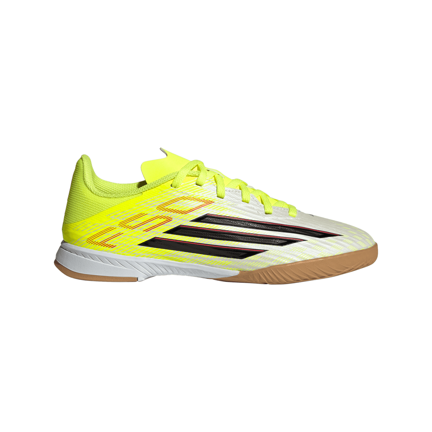 adidas F50 LEAGUE Indoor Soccer Shoes | Team Solar Yellow 2 / Core Black / Lucid Red | Kid's