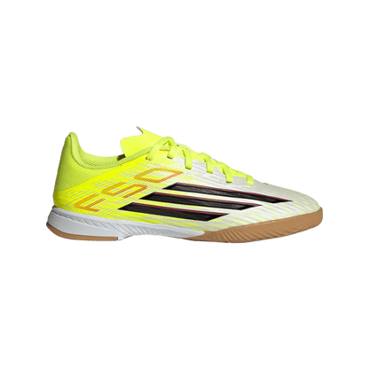adidas F50 LEAGUE Indoor Soccer Shoes | Team Solar Yellow 2 / Core Black / Lucid Red | Kid's