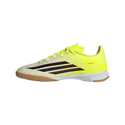 adidas F50 LEAGUE Indoor Soccer Shoes | Team Solar Yellow 2 / Core Black / Lucid Red | Kid's