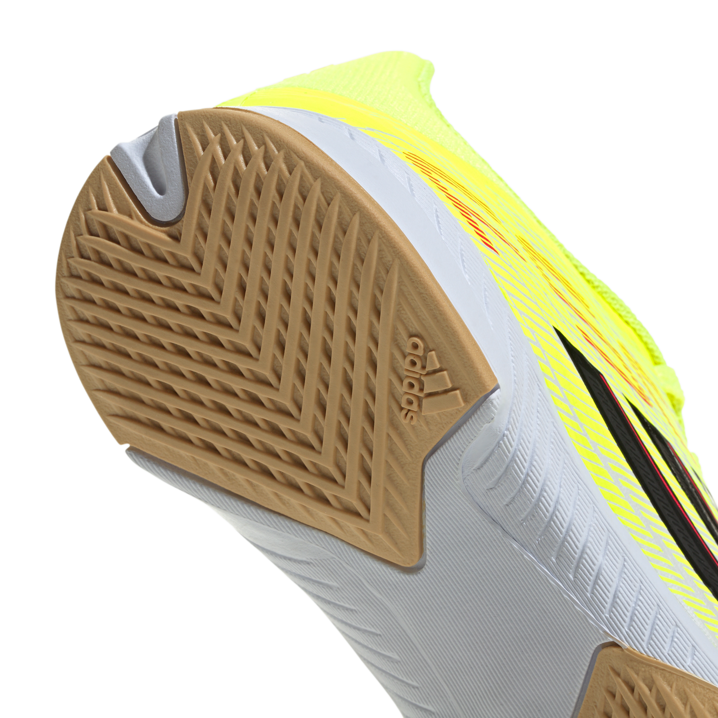 adidas F50 LEAGUE Indoor Soccer Shoes | Team Solar Yellow 2 / Core Black / Lucid Red | Kid's