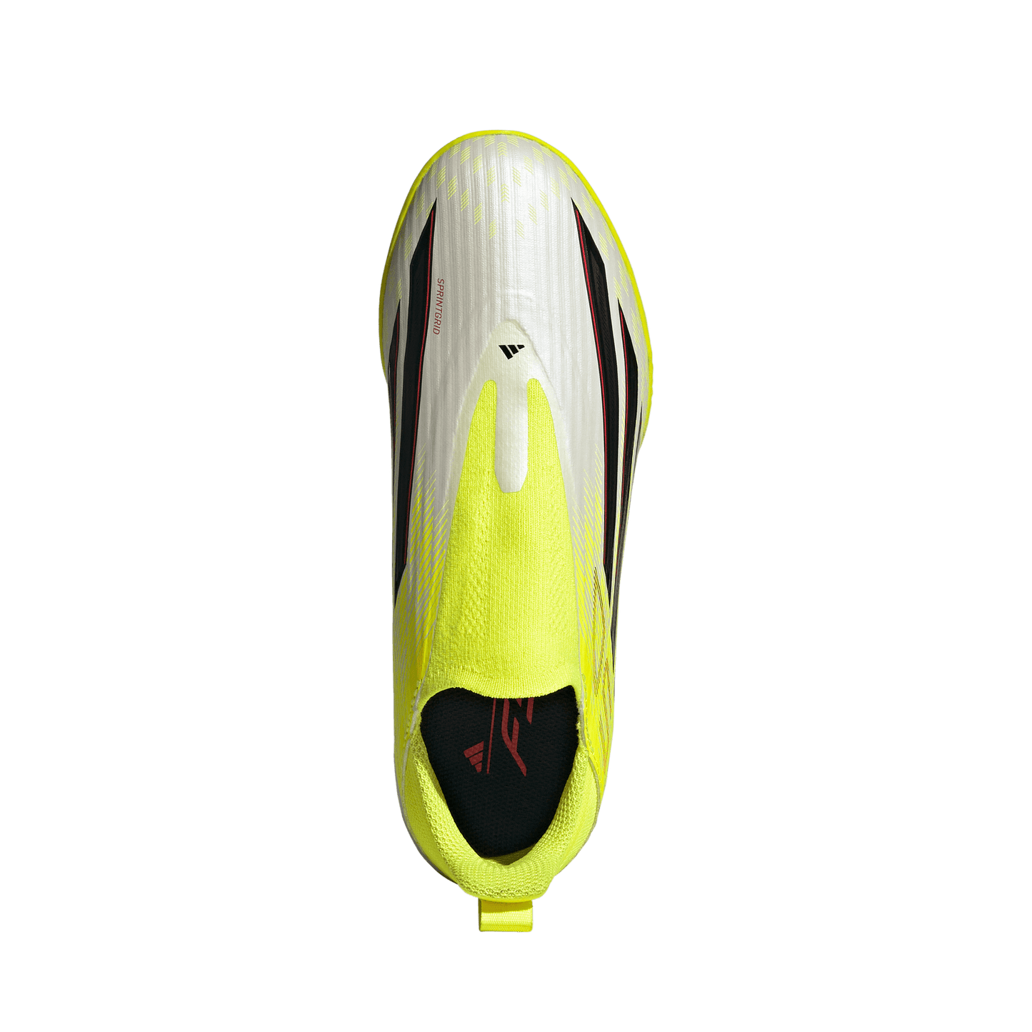 adidas F50 LEAGUE Laceless Turf Soccer Shoes | Team Solar Yellow 2 / Core Black / Lucid Rec | Kid's