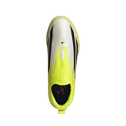 adidas F50 LEAGUE Laceless Turf Soccer Shoes | Team Solar Yellow 2 / Core Black / Lucid Rec | Kid's